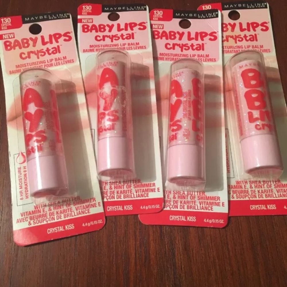 Maybelline baby lips (set of 4)